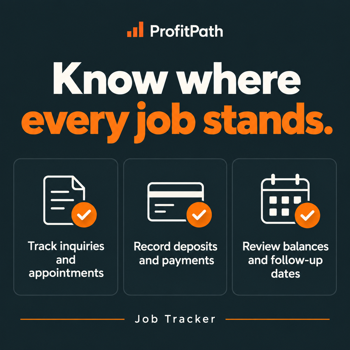 Customer & Job Tracker